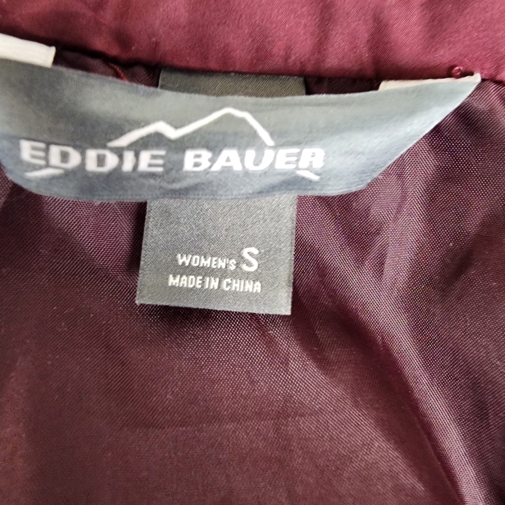 Eddie Bauer Women's Quilted Jacket In Purple/Egg Plant Size Small - Picture 5 of 12